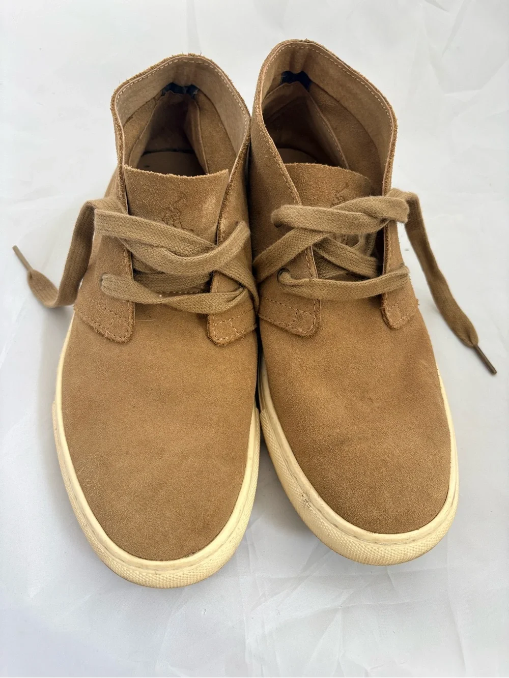 Polo Ralph Lauren Joplin Men's Suede Chukka Sneakers in Brown